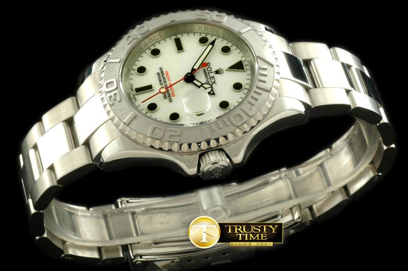 롤렉스 Yachtmaster Men SS White Swiss Eta 2836/3135 -ROLYM050A