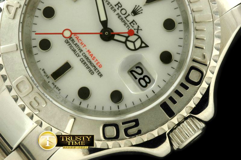 롤렉스 Yachtmaster Men SS White Swiss Eta 2836/3135 -ROLYM050A