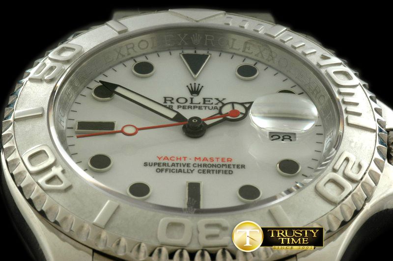 롤렉스 Yachtmaster Men SS White Swiss Eta 2836/3135 -ROLYM050A