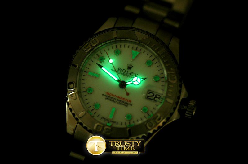 롤렉스 Yachtmaster Mid SS White Swiss Eta 2836/3135 -ROLYM054A
