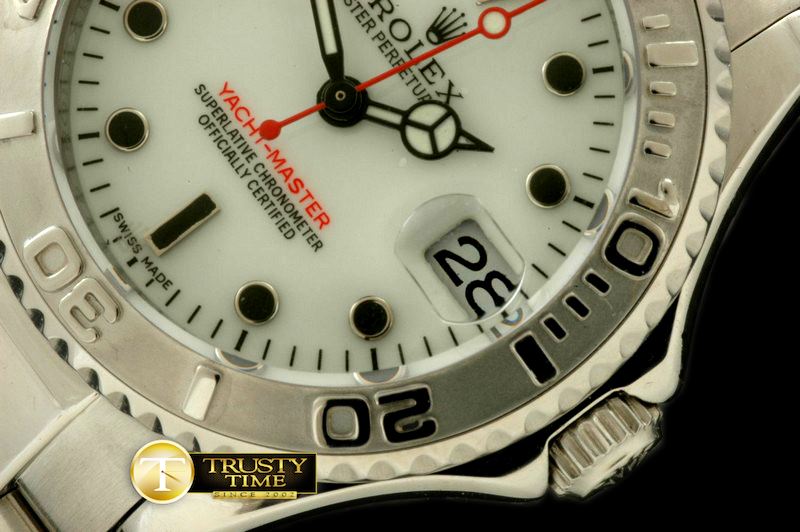 롤렉스 Yachtmaster Mid SS White Swiss Eta 2836/3135 -ROLYM054A