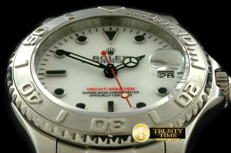 롤렉스 Yachtmaster Mid SS White Swiss Eta 2836/3135 -ROLYM054A