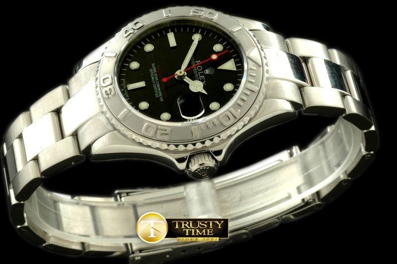 롤렉스 Yachtmaster Mid SS Black Asian Eta 2836/3135 -ROLYM055C