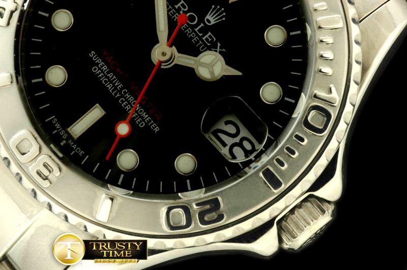 롤렉스 Yachtmaster Mid SS Black Asian Eta 2836/3135 -ROLYM055C