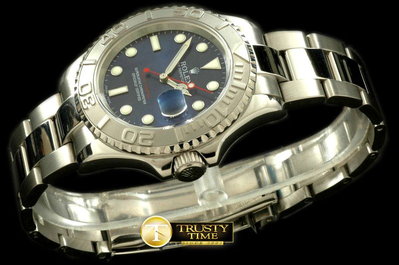 롤렉스 Yachtmaster Men SS Blue Asian Eta 2836/3135 -ROLYM062B