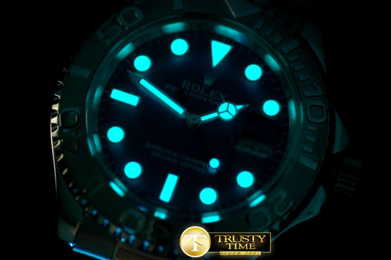 롤렉스 Yachtmaster Men SS Blue Asian Eta 2836/3135 -ROLYM062B