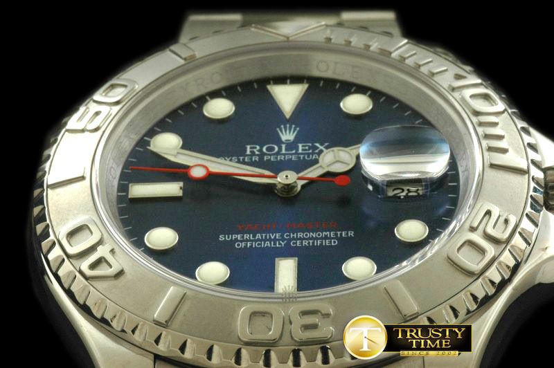 롤렉스 Yachtmaster Men SS Blue Asian Eta 2836/3135 -ROLYM062B