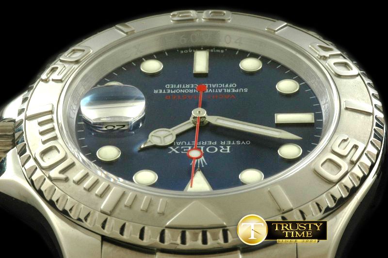 롤렉스 Yachtmaster Men SS Blue Asian Eta 2836/3135 -ROLYM062B