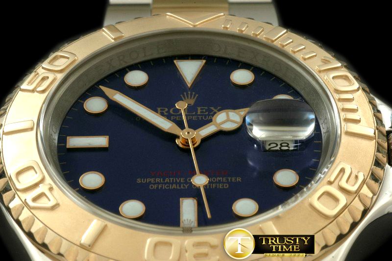 롤렉스 Yachtmaster Men SS/YG TT Blue Swiss Eta 2836/3135 -ROLYM066A