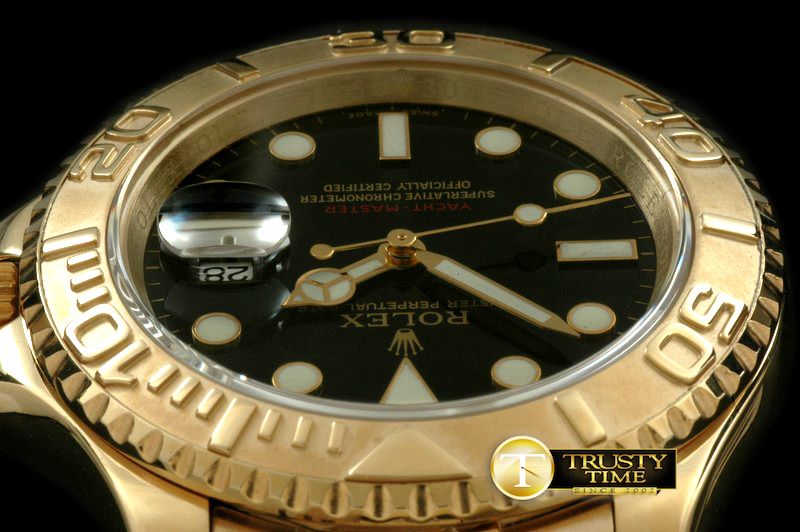 롤렉스 Yachtmaster Men FG Black Swiss Eta 2836/3135 -ROLYM068A