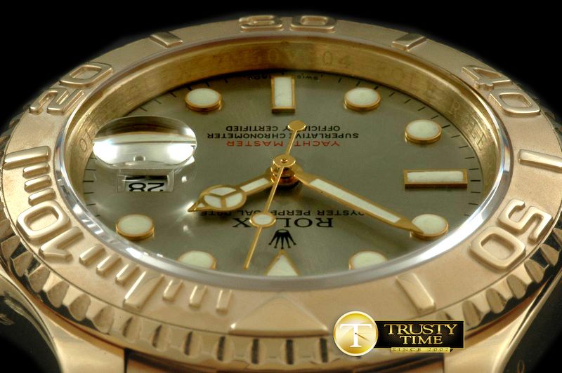 롤렉스 Yachtmaster Men FG Grey Asia 2813 25J 28800 -ROLYM069C