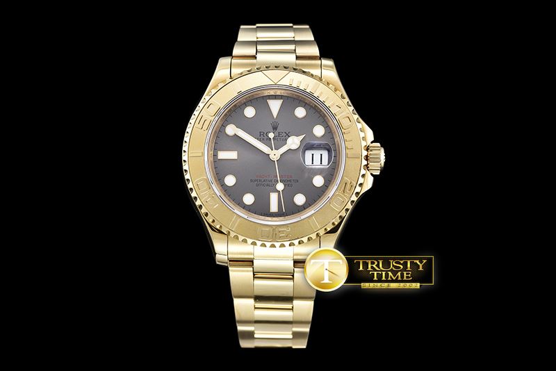 롤렉스 YachtMaster Ref.116628 YG/YG Grey BP A3135 Mod -ROLYM110B