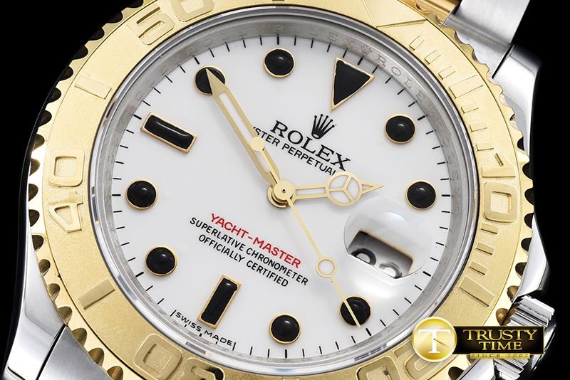 롤렉스 YachtMaster 116623 40mm YG/SS White BP Ult A3135 Mod -ROLYM119A