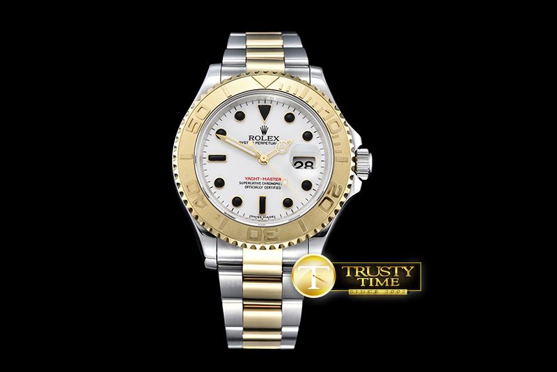 롤렉스 YachtMaster 116623 40mm YG/SS White BP Ult A3135 Mod -ROLYM119A