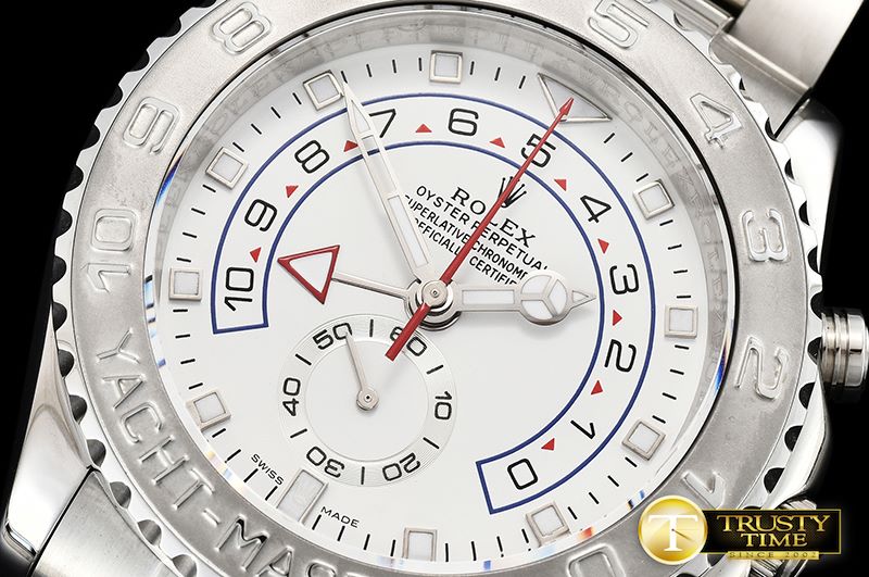 롤렉스 YachtMaster 116689 SS/SS White BP Asia 4161 Mod -ROLYM138A