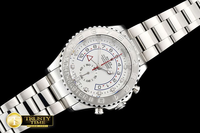 롤렉스 YachtMaster 116689 SS/SS White BP Asia 4161 Mod -ROLYM138A