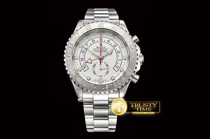 롤렉스 YachtMaster 116689 SS/SS White BP Asia 4161 Mod -ROLYM138A