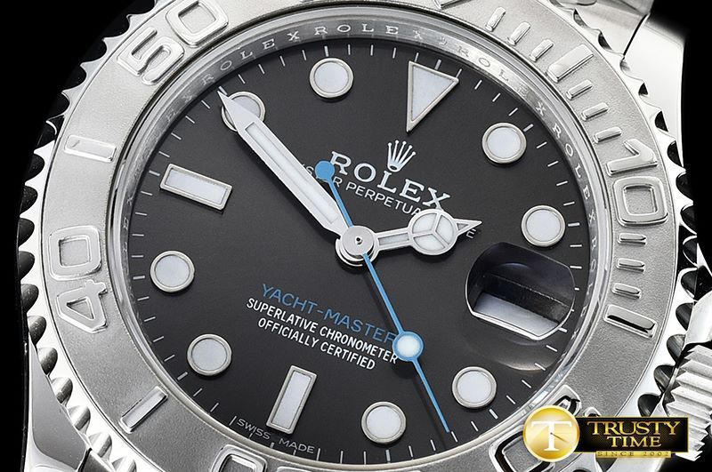 롤렉스 YachtMaster 268622 37mm SS/SS Grey ARF Asia 2824 -ROLYM140