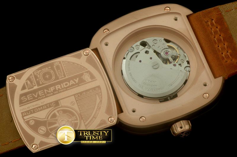 세븐프라이데이 SevenFriday M11 PVD/LE RGold Jap Miyota 8210 -SF011
