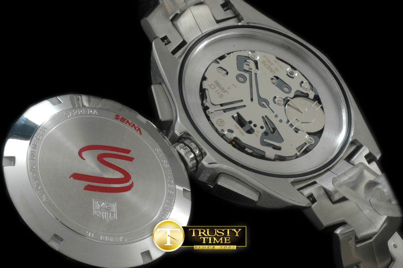 태그호이어 Carrera 16 Senna Ed Chrono SS/SS Grey OS20 Qtz -TAG0284D