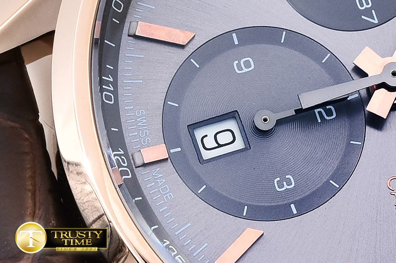 태그호이어 Tag Carrera Cal. 1887 RG/LE Grey V6F Asia 7750 -TAG0294A