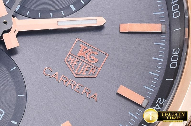 태그호이어 Tag Carrera Cal. 1887 RG/LE Grey V6F Asia 7750 -TAG0294A