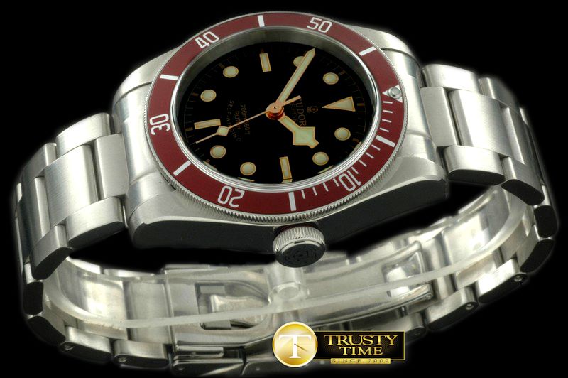 튜더 Heritage Black Bay SS/SS Black Asian 28242 -TUD007