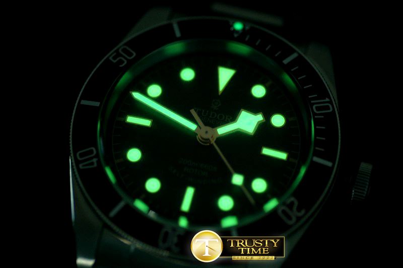 튜더 Heritage Black Bay SS/SS Black Asian 28242 -TUD007