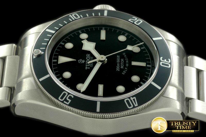 튜더 Heritage Black Bay SS/SS Black/Blue Asian 28242 -TUD008C