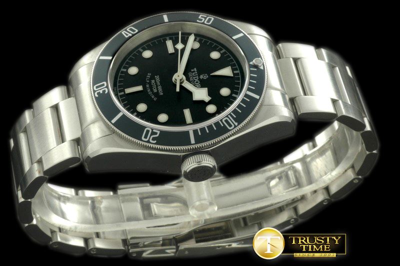 튜더 Heritage Black Bay SS/SS Black/Blue Asian 28242 -TUD008C