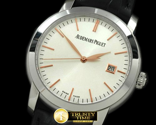 오데마피게 Jules Audemars Classic Auto SS White ETA 28242 -AP0160A