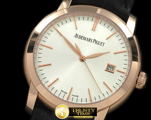 오데마피게 Jules Audemars Classic Auto RG White ETA 28242 -AP0160B