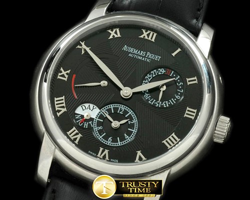 오데마피게 Jules Audemars Reserve/Duo Time SS/LE Black Asian 23J -AP0164