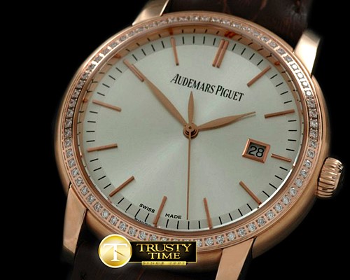 오데마피게 Jules Audemars Classic Auto RG/Diam White ETA 28242 -AP0169A