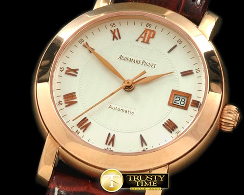 오데마피게 Jules Audemars Classic Auto RG White Swiss ETA 28242 -AP0174