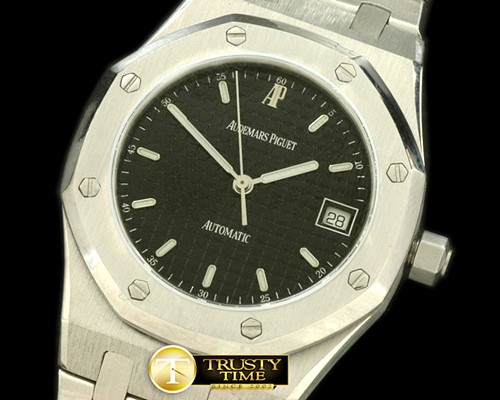오데마피게 Royal Oak Automatic SS/SS Black Asian Eta 28242 -AP0179A