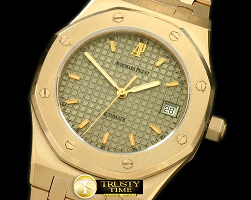 오데마피게 Royal Oak Automatic YG/YG Grey Asian Eta 28242 -AP0181C