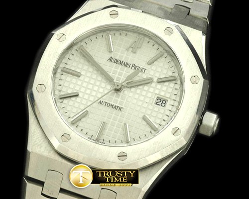 오데마피게 Royal Oak Jumbo Auto SS/SS White Swiss Eta 28242 -AP0183A