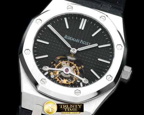 오데마피게 Royal Oak Tourbillon SS/LE Black Real Tourbillon -AP0231B