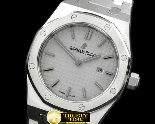 오데마피게 Royal Oak Ladies SS/SS White SQtz -AP0248D
