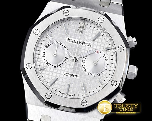 오데마피게 Royal Oak Calendar SS/SS White VK Quartz -AP0380B
