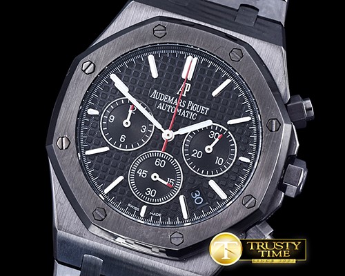 오데마피게 Royal Oak Chronograph 26320ST PVD/PVD Black VK Qtz -AP0406B