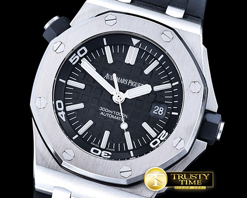 오데마피게 Royal Oak Diver SS/RU Black Noob A2824 Mod -AP0409