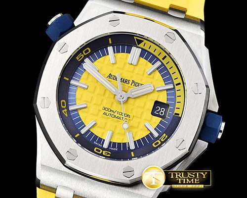 오데마피게 Royal Oak Diver SS/RU Yellow JF MY9015 Mod A3120 -AP0413A