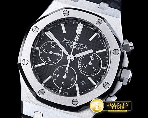 오데마피게 Royal Oak Chronograph 26320ST SS/LE Blk JHF A7750 -AP0415B