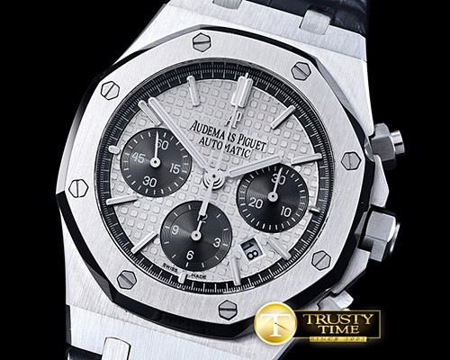 오데마피게 Royal Oak Chronograph 26320ST SS/LE Wht/Gry JHF A7750 -AP0415C