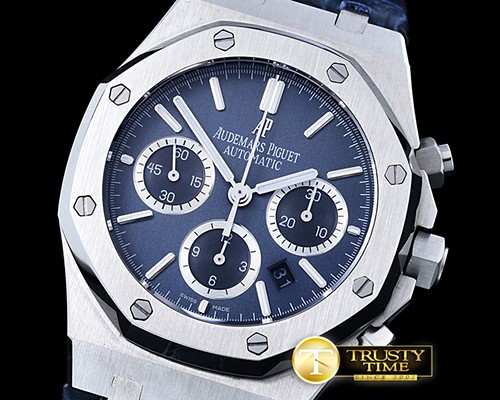 오데마피게 Royal Oak Chronograph 26320ST SS/LE Blue/SB JHF A7750 -AP0415D