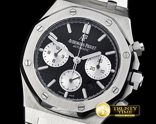 오데마피게 Royal Oak Chronograph 26320ST SS/SS Blk/Wht JHF A7750 -AP0416B