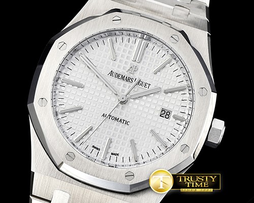 오데마피게 Royal Oak 15400 SS/SS White JF V2 MY9015 Mod 3120 -AP0418A