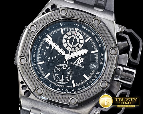 오데마피게 Royal Oak Survivor PVD/RU Black VK Quartz Chronograph -AP0482C